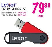Lexar 16GB Twist Turn USB-Each