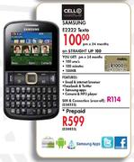 Samsung E222 Texto