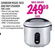 Sunbeam Vegas Rice & Pap Steamer(VRC-2200)