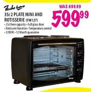 35Ltr 2 Plate Mini & Rotisserie(FW127)