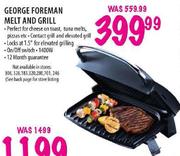 George Foreman Melt & Grill