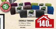 Chenille Throws-130x150cm Each