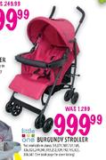 Little One Burgundy Stroller