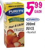 Purity Juice-200ml Each