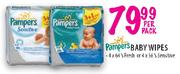 Pampers Baby Wipes Sensitive-4x56's