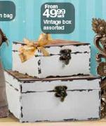 Vintage Box Assorted-Each
