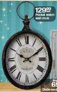 Pocket Watch Wall Clock-Each