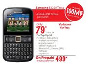 Samsung E2220 Texto