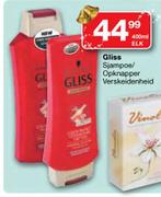 Gliss Sjampoe/Opknapper Verskeidenheid-400ml Elk