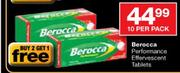 Berocca Perfumed Effervescent Tablets-10's Per Pack
