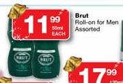 Brut Roll-On For Men Assorted-50ml Each