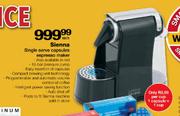 Sienna Single Serve Capsules Espresso Maker