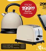 Platinum 2-Slice Toaster With Bread Tray