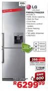 LG Fridge/Freezer(GRF429BLCK)-296L