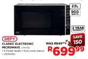 Defy Classic Electronic Microwave (DMO352)-23L