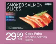 Cape Point Smoked Salmon Slices-100g