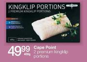 Cape Point 2 Premium Kingklip Portions-400g