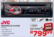 JVC USB/MP3/CD Player (KD-R436)