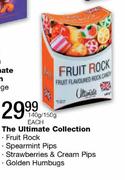 The Ultimate Collection Fruit Rock/Spearmint Pips/Strawberries & Cream Pips/Golden Humbugs-140g/150g