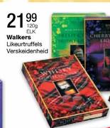 Walkers Likeurtruffels Verskeidenheid-120g Elk