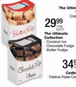 The Ultimate Collection Coconut Ice/Chocolate Fudge/Butter Fudge-150g Each