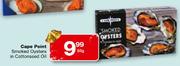 Cape Point Smoked Oysters In Cottonseed Oil-85g