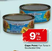 Cape Point Fyn Tuna In Soutwater/Olie-170g Elk