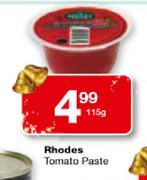 Rhodes Tomato Paste-115g