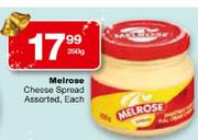 Melrose Cheese Spread Assorted-250g