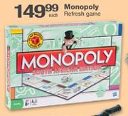 Monopoly Refresh Game Each