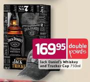 Jack Daniel's Whiskey and Trucker Cap 750ml