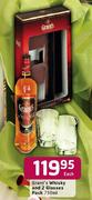 Grant's Whisky and 2 Glasses Pack 750ml