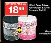 Cake Decor Fairy Delight-125ml & Decadent Delight-125ml