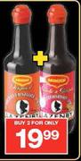 Maggi Lazenby Worcestershire Sauce Assorted-2x250ml
