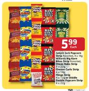 Cheas Naks Strip-5x22g, Cheese Curls Strip-4x14g-Each