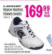 Dunlop Touch Youths Tennis Shoes-Per Pair