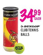 Dunlop Club Tennis Balls-Each