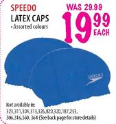 Speedo Latex Caps Asorted Colour-Each