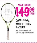 Spalding Match Tennis Racquet-Each