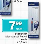 Staedtler Mechanical Pencil Leads-0.5mm Per Pack