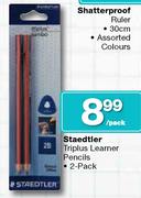 Staedtler 2-Pack Triplus Leamer Pencils-Per Pack