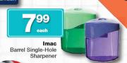 Imac Barrel Single-Hole Sharpener-Each