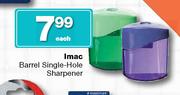 Imac Barrel Single Hole Sharpener-Each