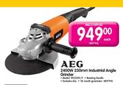 AEG 2400W 230mm Industrial Angle Grinder Each