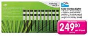 Nature Work Solar Garden Lights-Per 20 Pack