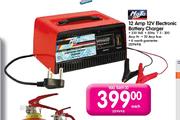 Moto 12 AMP 12V Electronic Battery Charger Each