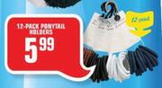 12-Pack Ponytail Holders