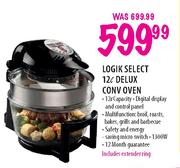 Logik Select Dulex Conv Oven-12ltr