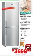 Hisense Fridge/Freezer(H370BME)-288Ltr