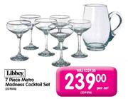 Libbey 7 Piece Metro Madness Cocktail Set